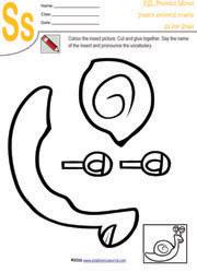 snail-insect-craft-worksheet